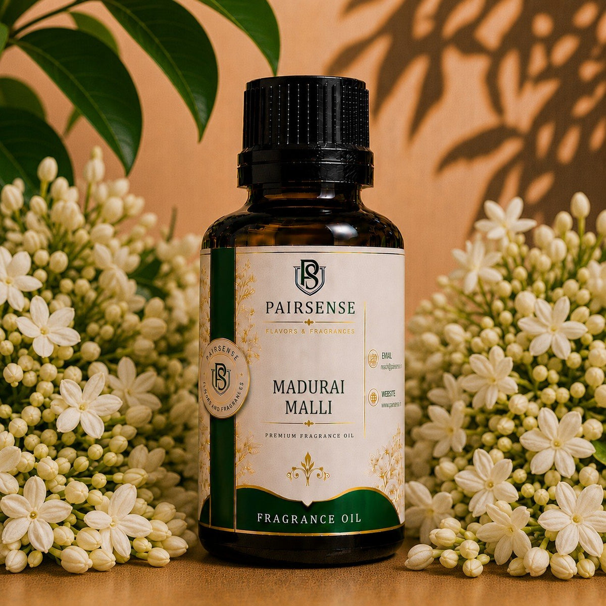 Pairsense Madurai Malli premium fragrance oil bottle