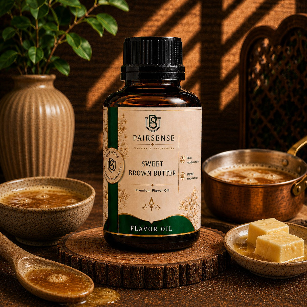 Pairsense Sweet Brown Butter premium flavour oil bottle