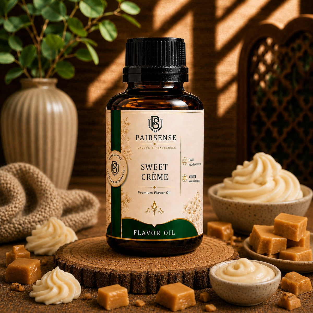 Pairsense Sweet Crème premium flavour oil bottle